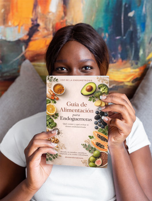 Mockup de Guía de Alimentación para Endoguerreras